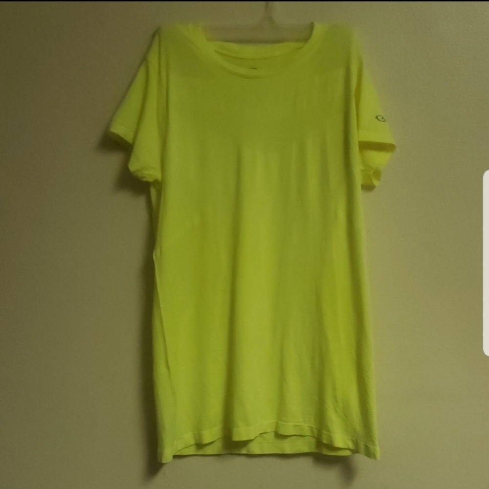 C9 Champion Neon Yellow Perforated Short Sleeve